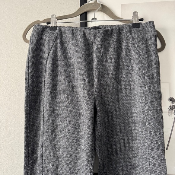 Saks Fifth Avenue | NWOT Skinny Tweed Ankle Dress Pants in Gray Size Medium - Picture 3 of 6